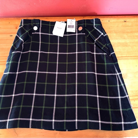 NWT Kate Spade Fallon Wool Blend Skirt, size 10 - Picture 2 of 7